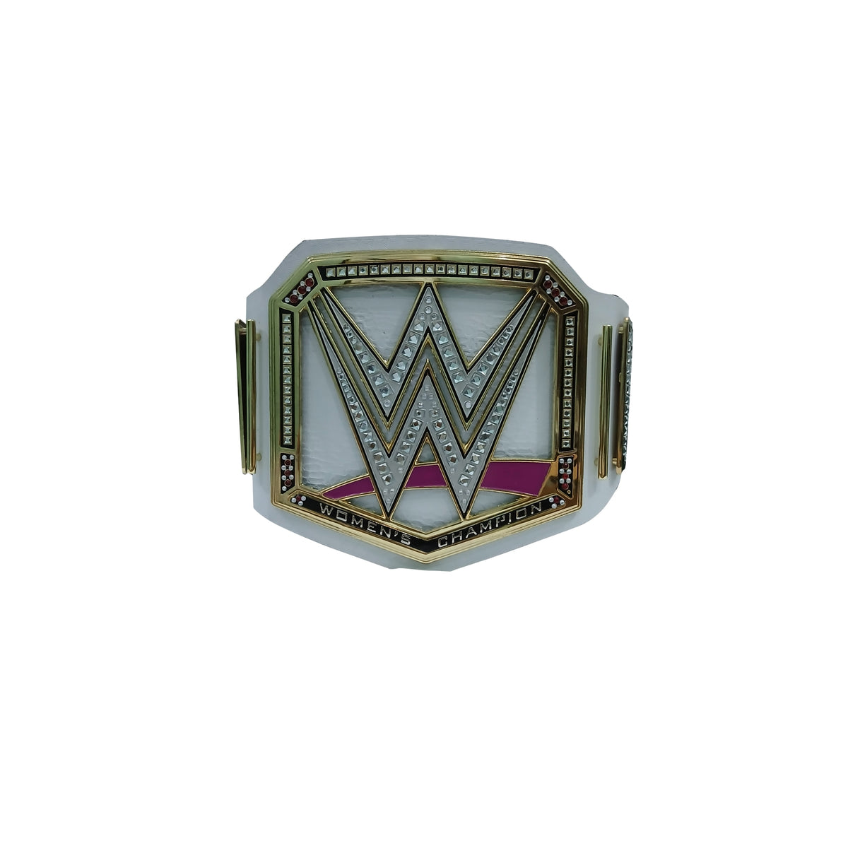WWE Women's Champions Wrestling Belt White 6MM Diecast Plate