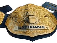 WWE Big Gold Heavyweight Championship Replica Title Belt Undertaker 6MM Plate