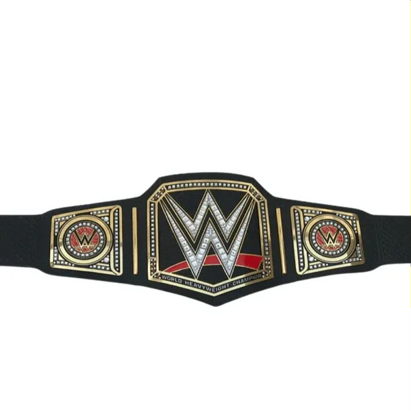 WWE World Heavyweight Wrestling Championship Replica Title Belt 6MM Diecast Plate