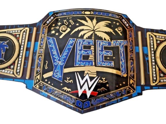 Custom YEET Jey Uso Championship Title Belt – Limited Edition Fan Collectible 6MM Plate