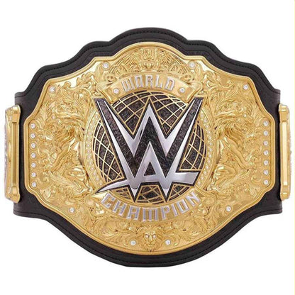 WWE World Heavyweight Championship Replica Wrestling Title Belt 6MM Diecast Plate