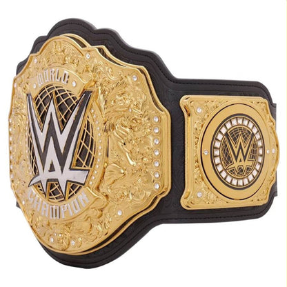 WWE World Heavyweight Championship Replica Wrestling Title Belt 6MM Diecast Plate