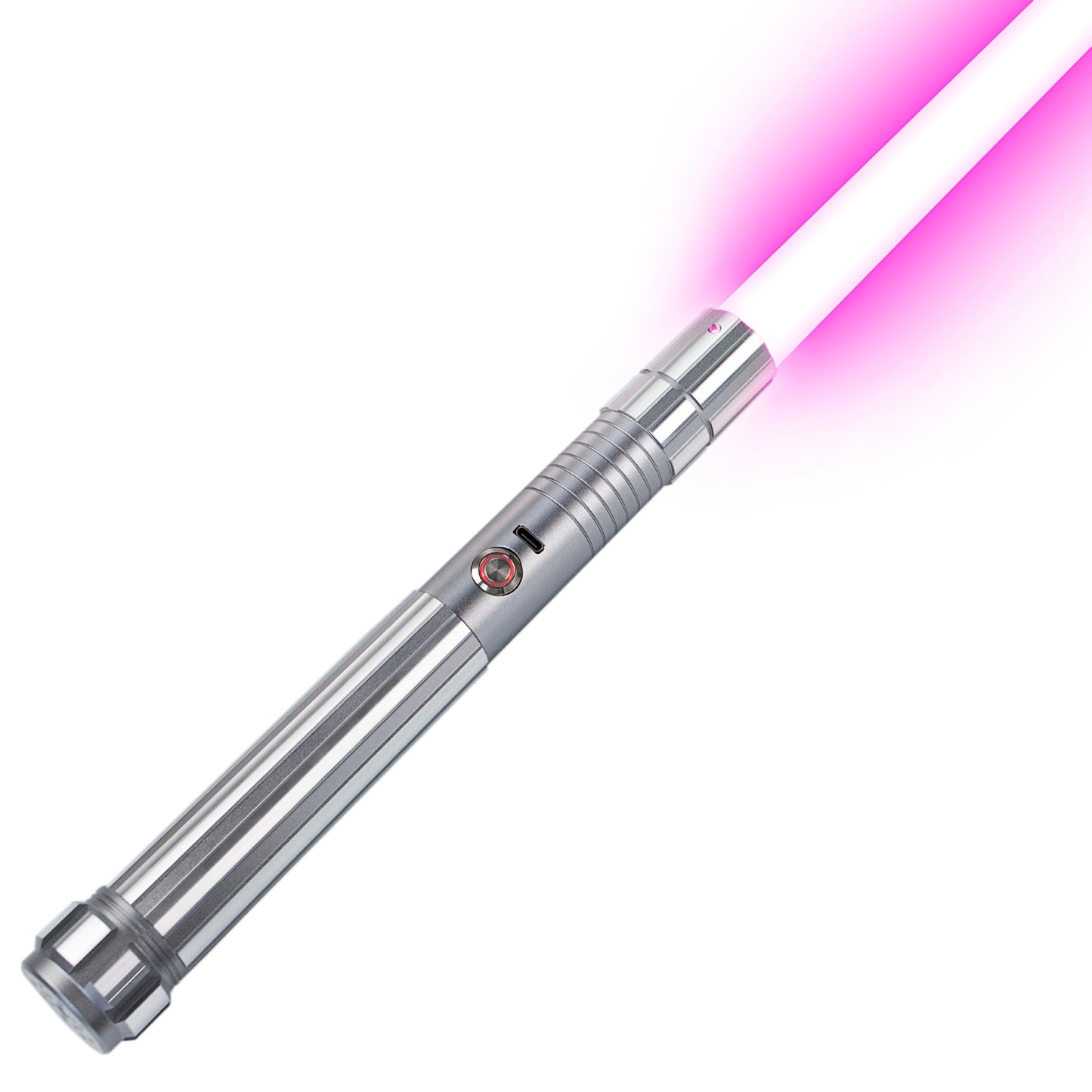 Star Wars No. C034 Grey Baselit Combat Lightsaber RGB Replica (No 109 Base)