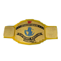 WWE Yellow New IC Intercontinental Championship Replica Title Belt 4MM Brass Plate