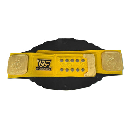 WWE Yellow New IC Intercontinental Championship Ultimate Warrior Replica Wrestling Title Belt 4MM Brass Plate