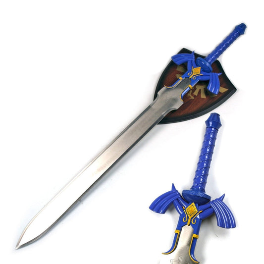 Zelda Link Master Metal Sword with Plaque - NEXTLEVELUK