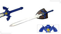 Zelda Link Master Metal Sword with Plaque - NEXTLEVELUK