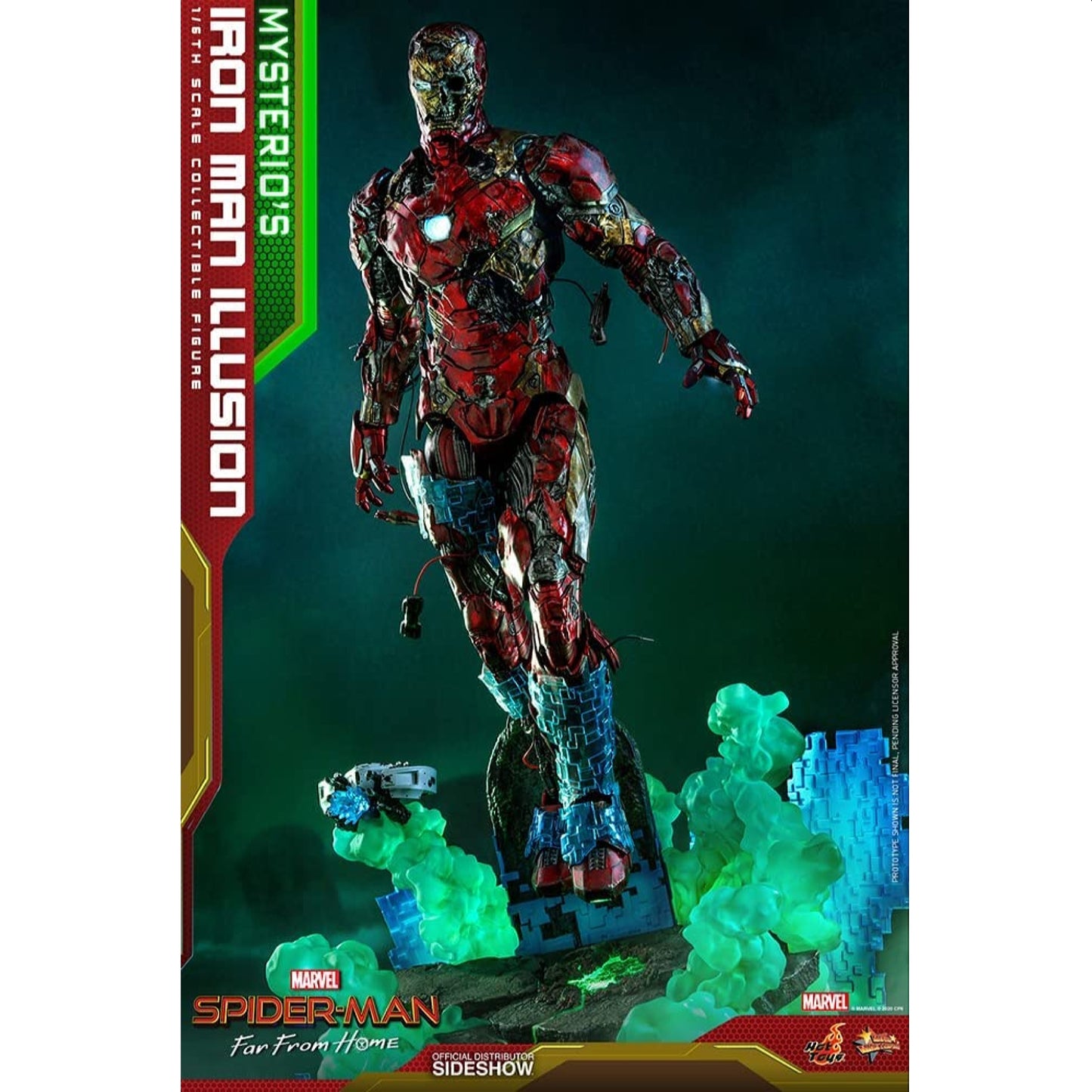 Hot Toys Spider-Man Far From Home MMS Mysterio's Iron Man Illusion MMS580 Action Figure