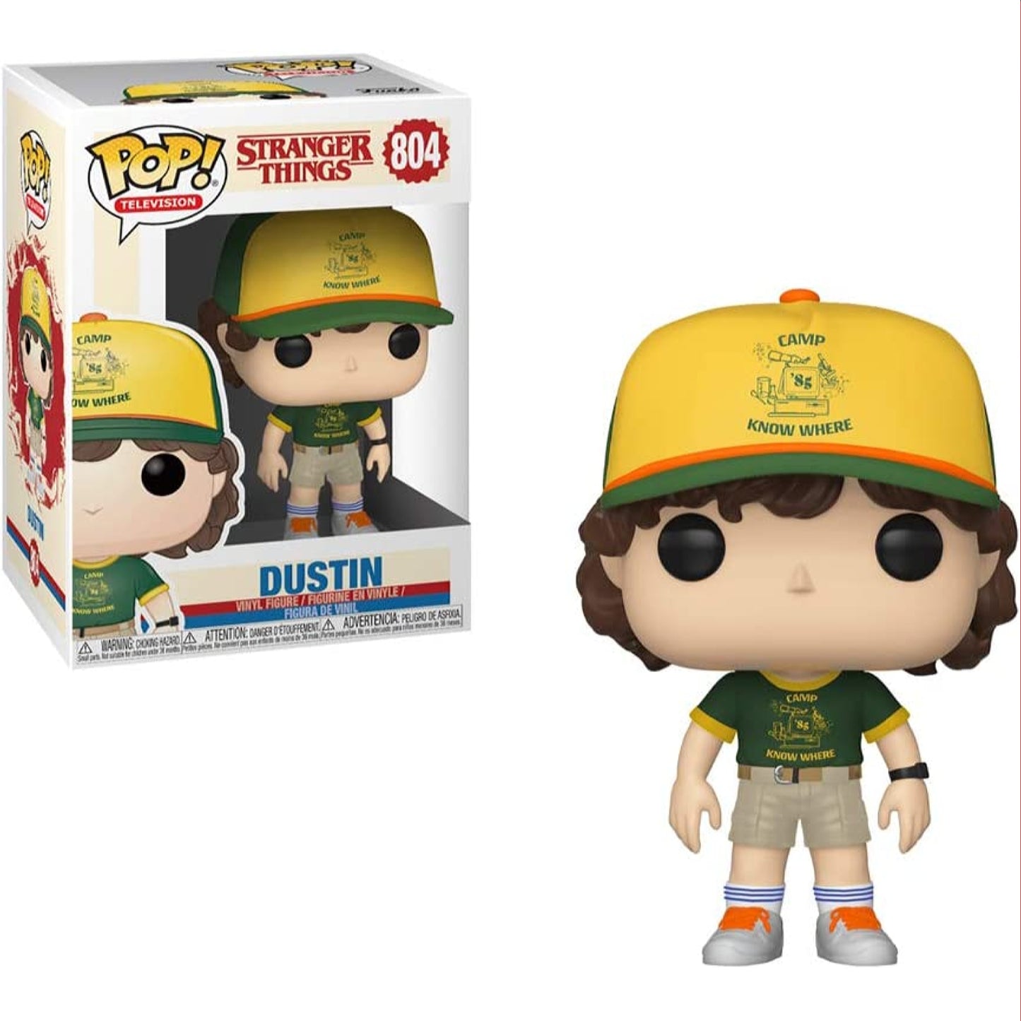 Stranger Things 3 Dustin in Camp Uniform Funko Pop! Vinyl Figure