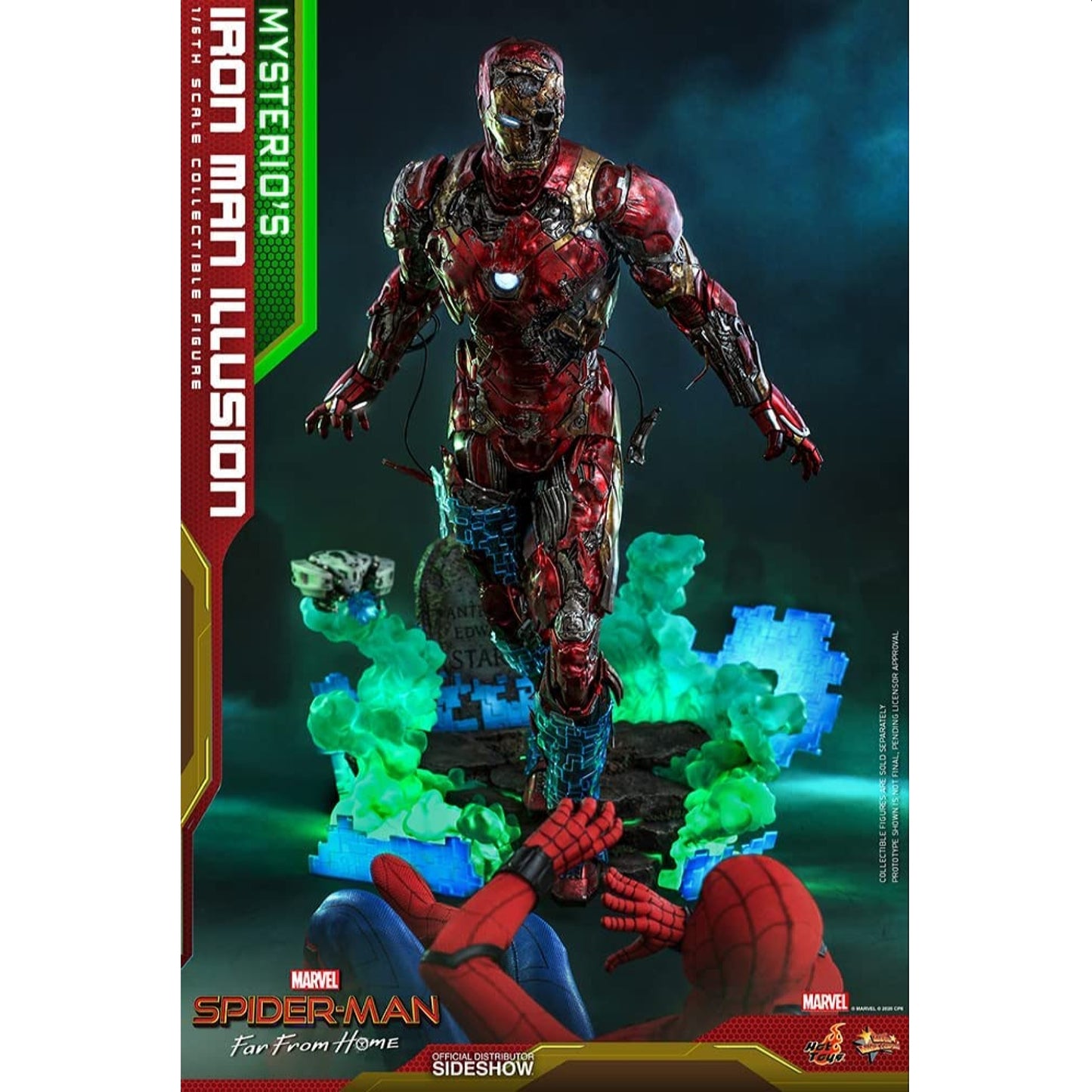 Hot Toys Spider-Man Far From Home MMS Mysterio's Iron Man Illusion MMS580 Action Figure