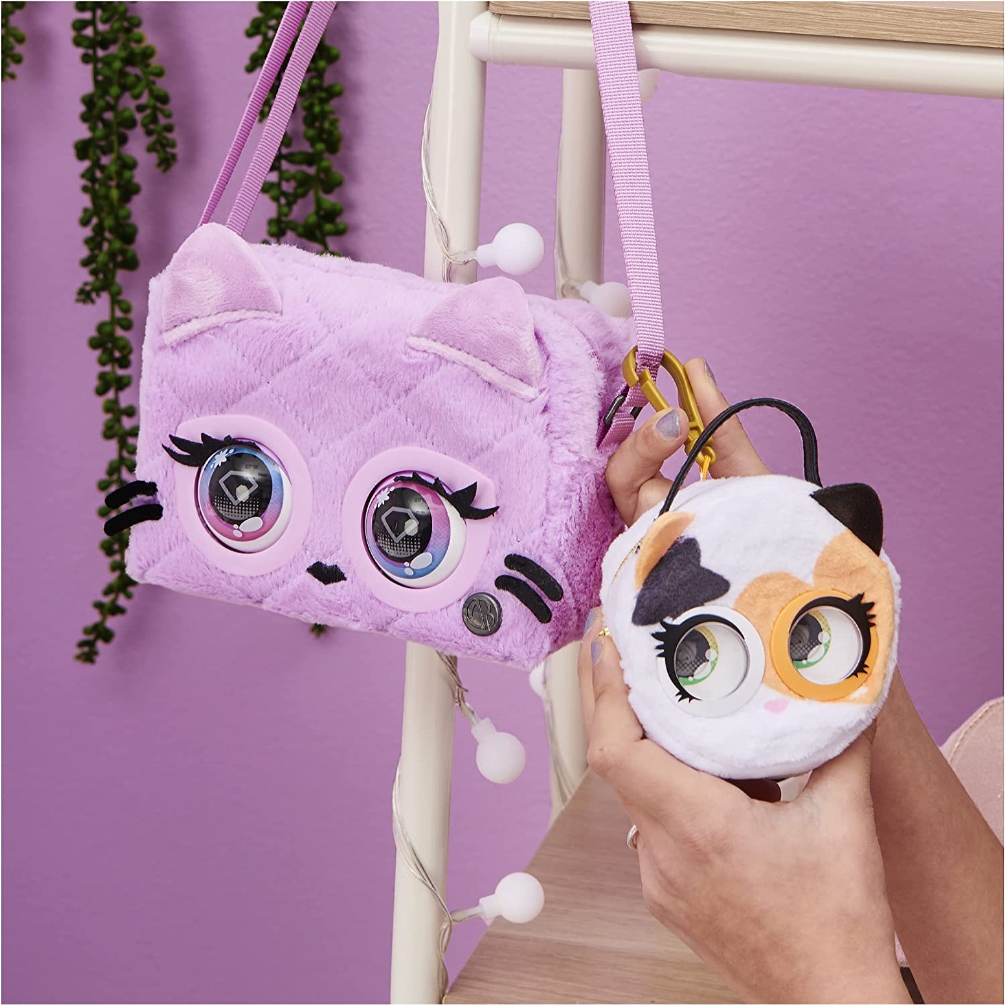 Purse Pets Micro Kitty Small Purse Bag with Eye Roll Feature