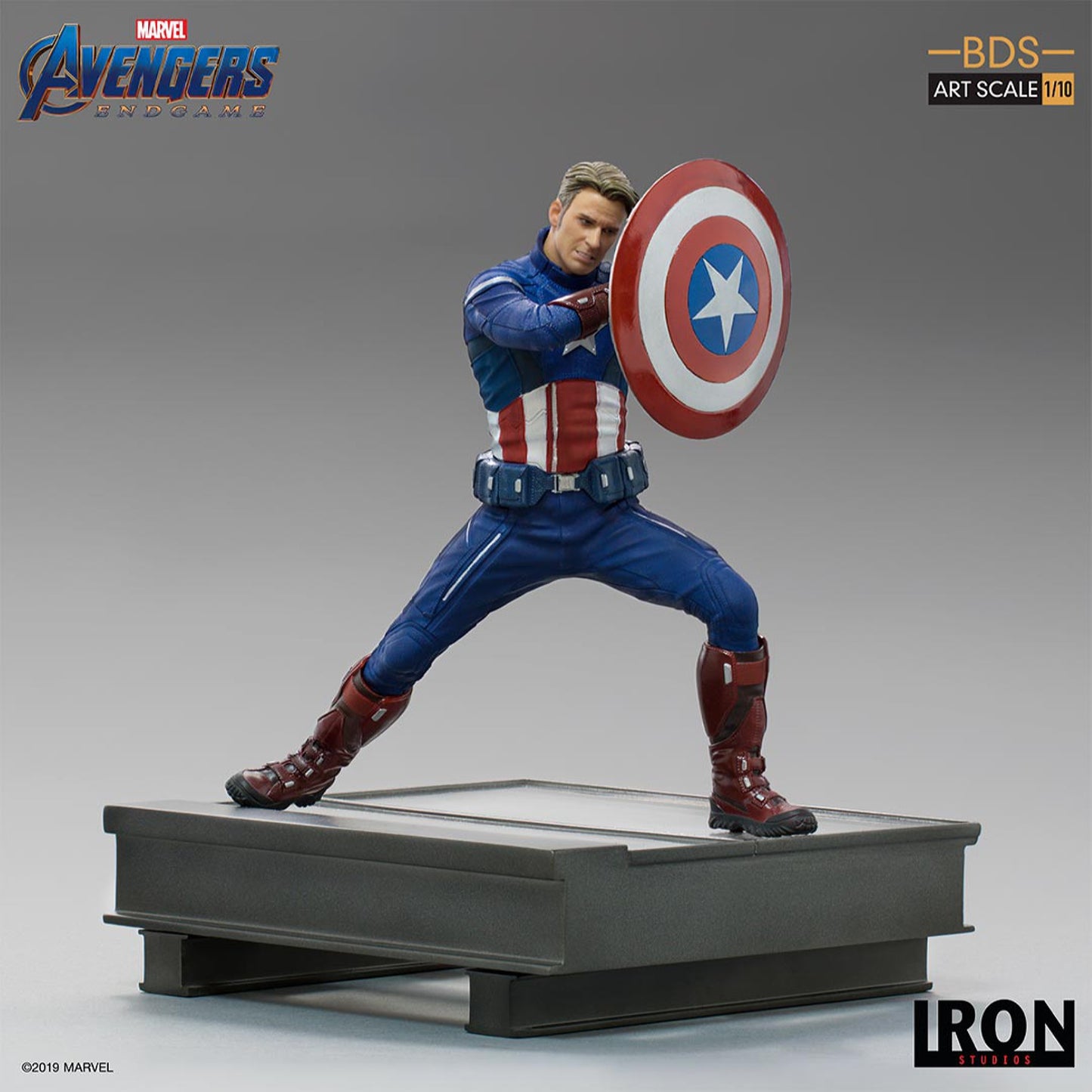 Iron Studios Marvel Avengers Endgame BDS Art Scale 1/10 Captain America 2023 Battle of New York Statue