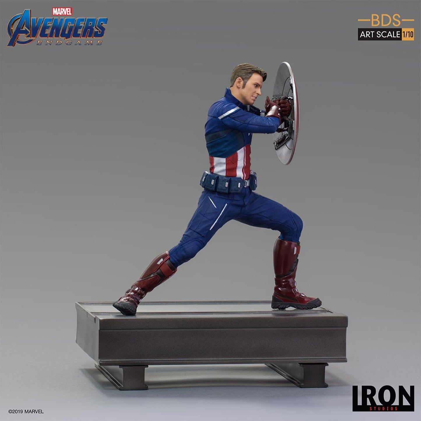 Iron Studios Marvel Avengers Endgame BDS Art Scale 1/10 Captain America 2023 Battle of New York Statue