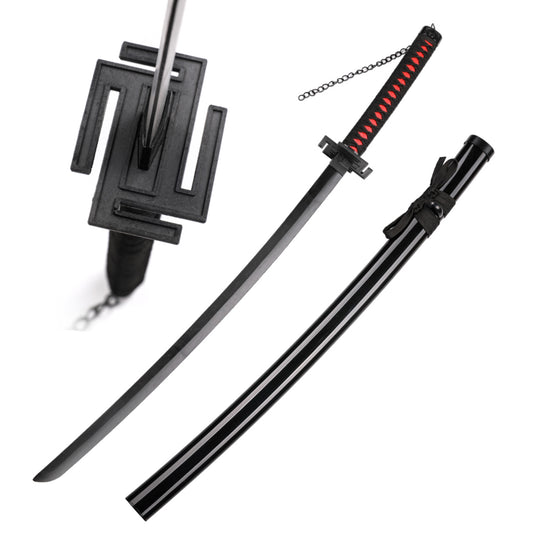 Bleach Sword Ichigo Tensa Zangetsu Wooden Cosplay Sword