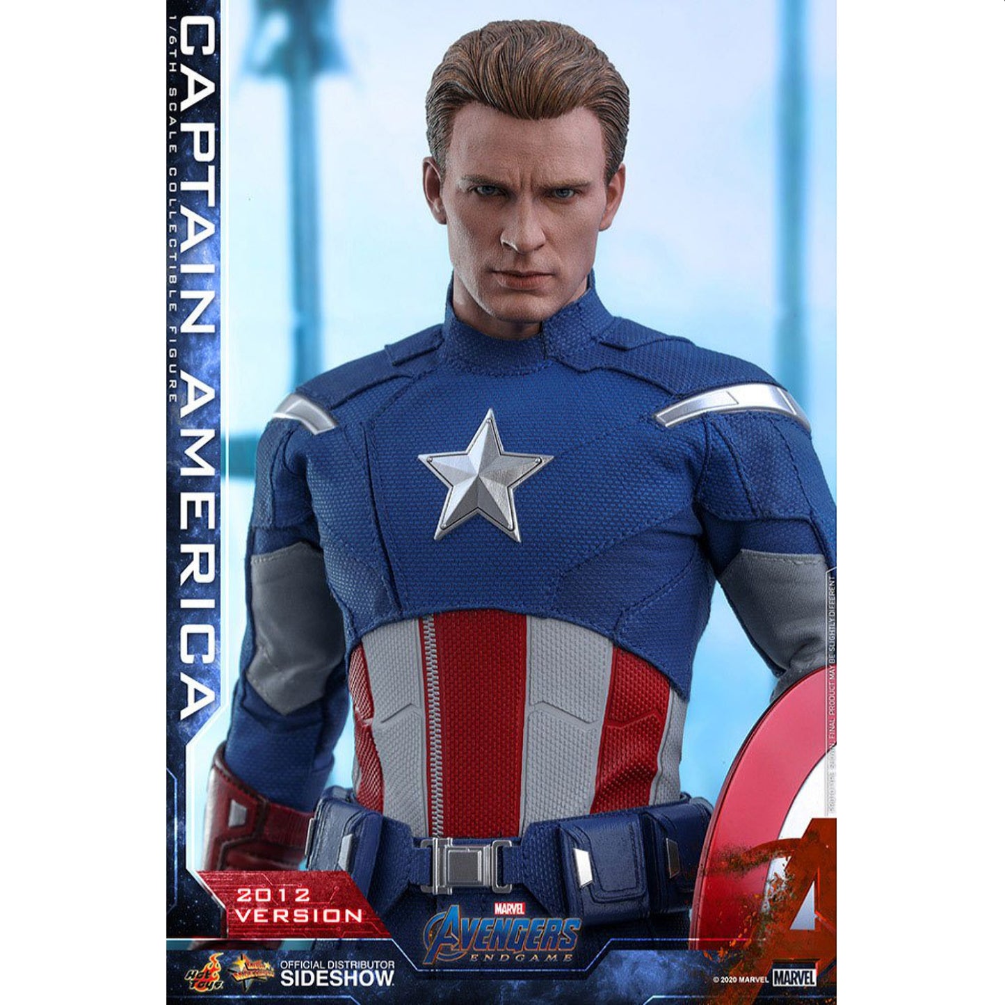 Hot Toys Avengers Endgame Movie Masterpiece Captain America (2012 Version) Action Figure