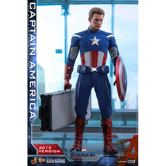 Hot Toys Avengers Endgame Movie Masterpiece Captain America (2012 Version) Action Figure