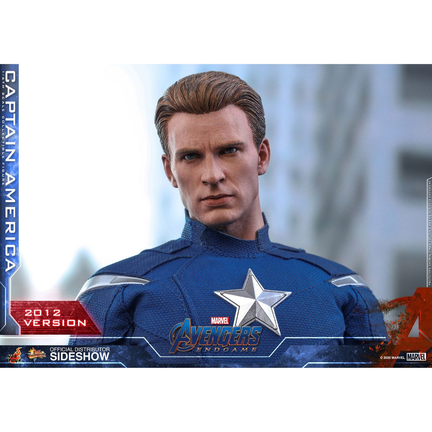 Hot Toys Avengers Endgame Movie Masterpiece Captain America (2012 Version) Action Figure