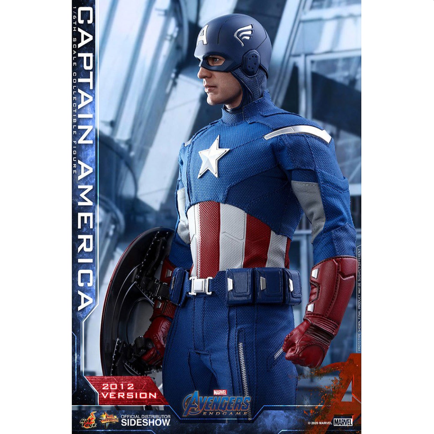 Hot Toys Avengers Endgame Movie Masterpiece Captain America (2012 Version) Action Figure