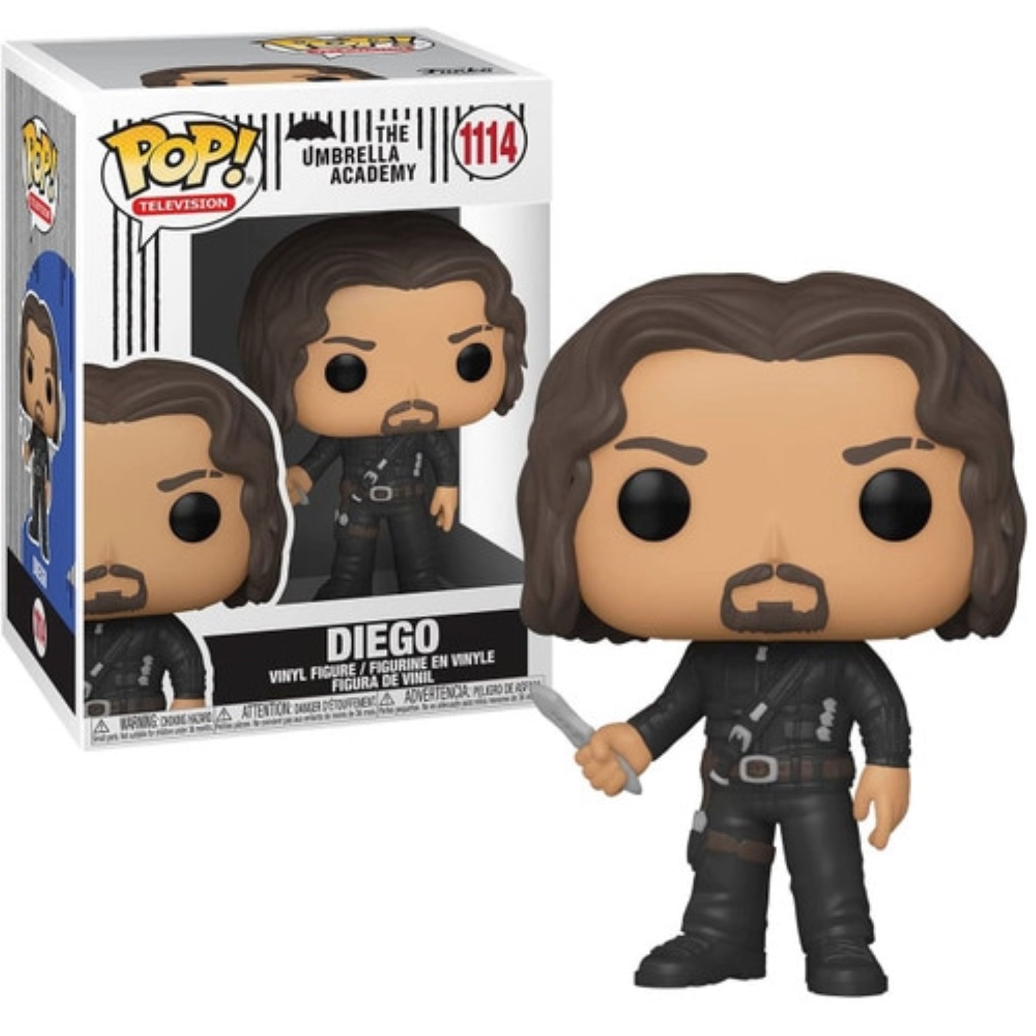The Umbrella Academy Diego Hargreeves with Knife Funko Pop! Vinyl