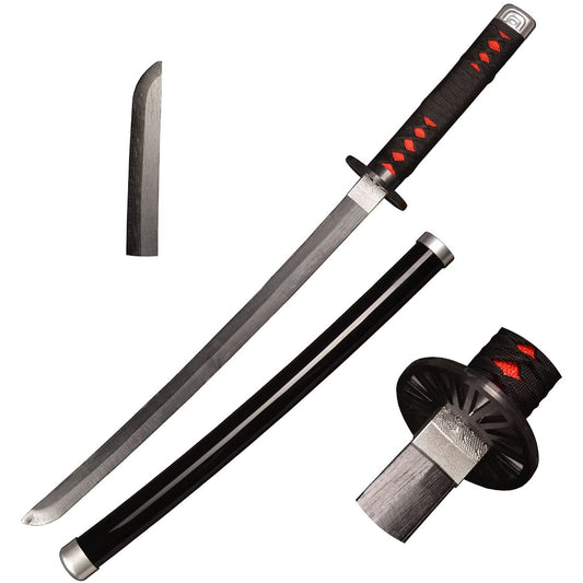 Demon Slayer Sword Tanjiro Kamado Nichirin Blade Wooden Bamboo Cosplay Sword - NEXTLEVELUK