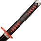 Demon Slayer Sword Tanjiro Rengoku Hilt Fire Breath Wooden Bamboo Cosplay Sword - NEXTLEVELUK