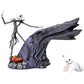 Disney Grand Jester Jack Playing Fetch with Zero Levitation Figurine A30581 - NEXTLEVELUK