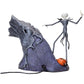 Disney Grand Jester Jack Playing Fetch with Zero Levitation Figurine A30581 - NEXTLEVELUK