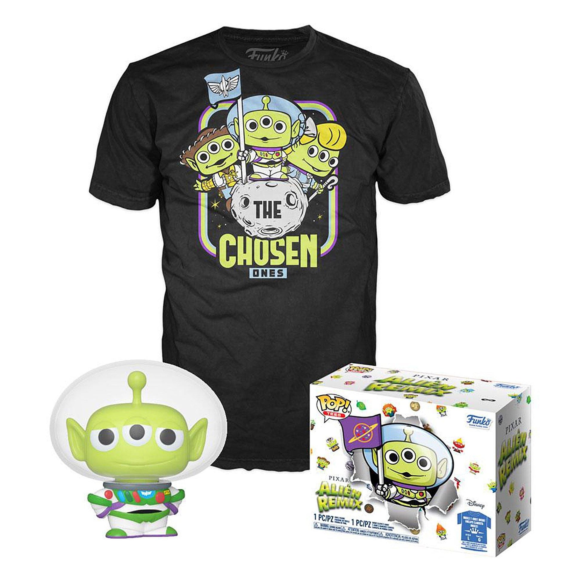 Disney Toy Story POP! & Tee Box (X - Large) Alien As Buzz Funko Pop! Vinyl Figure - NEXTLEVELUK