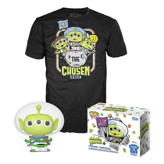 Disney Toy Story POP! & Tee Box (Xtra Large) Alien As Buzz Funko Pop! Vinyl - NEXTLEVELUK