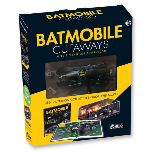 Eaglemoss Batmobile Cutaways The Movie Vehicles 1989-2012 Book + Die Cast Model - NEXTLEVELUK