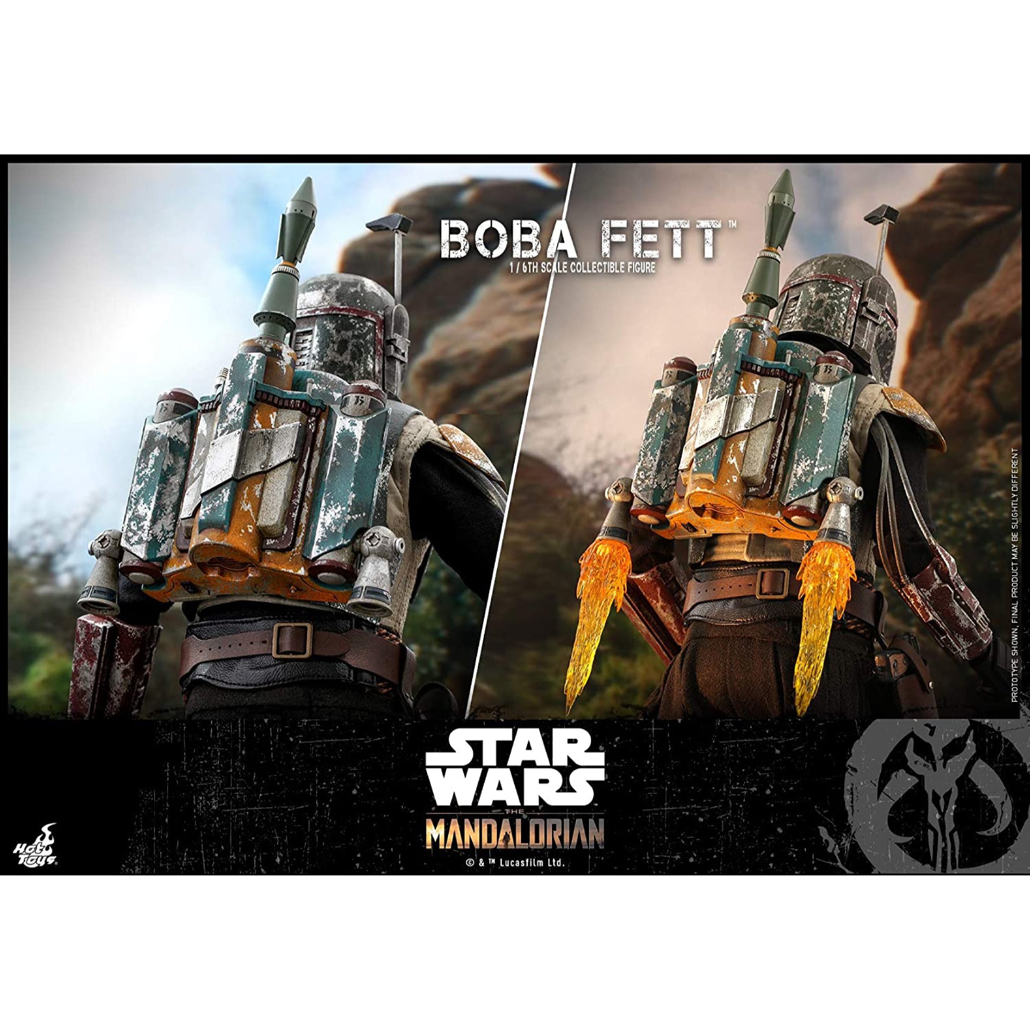 Hot Toys Star Wars The Mandalorian Television Masterpiece Boba Fett Action Figure