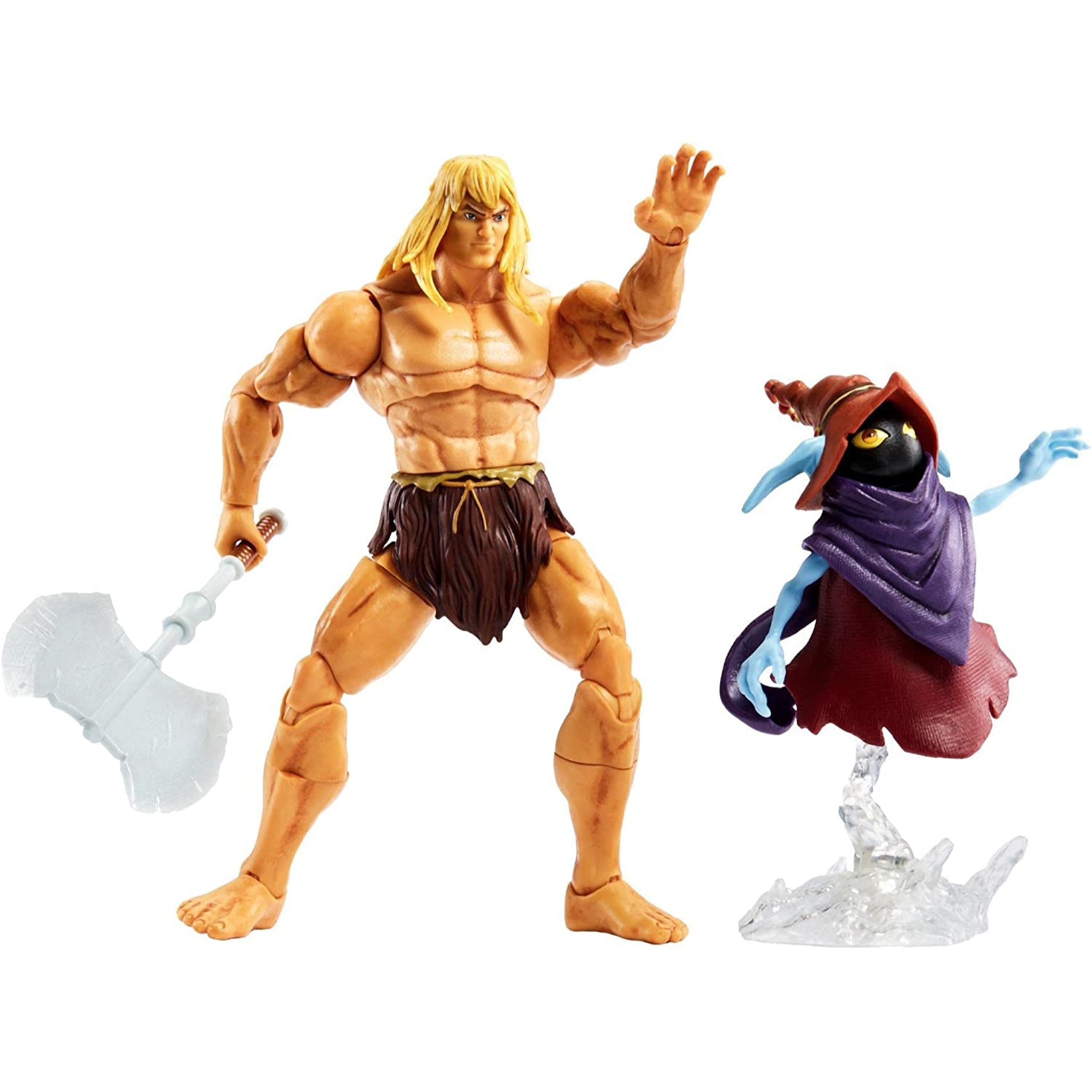 Mattel Masters of the Universe Revelation Savage He-Man with Orko Figure