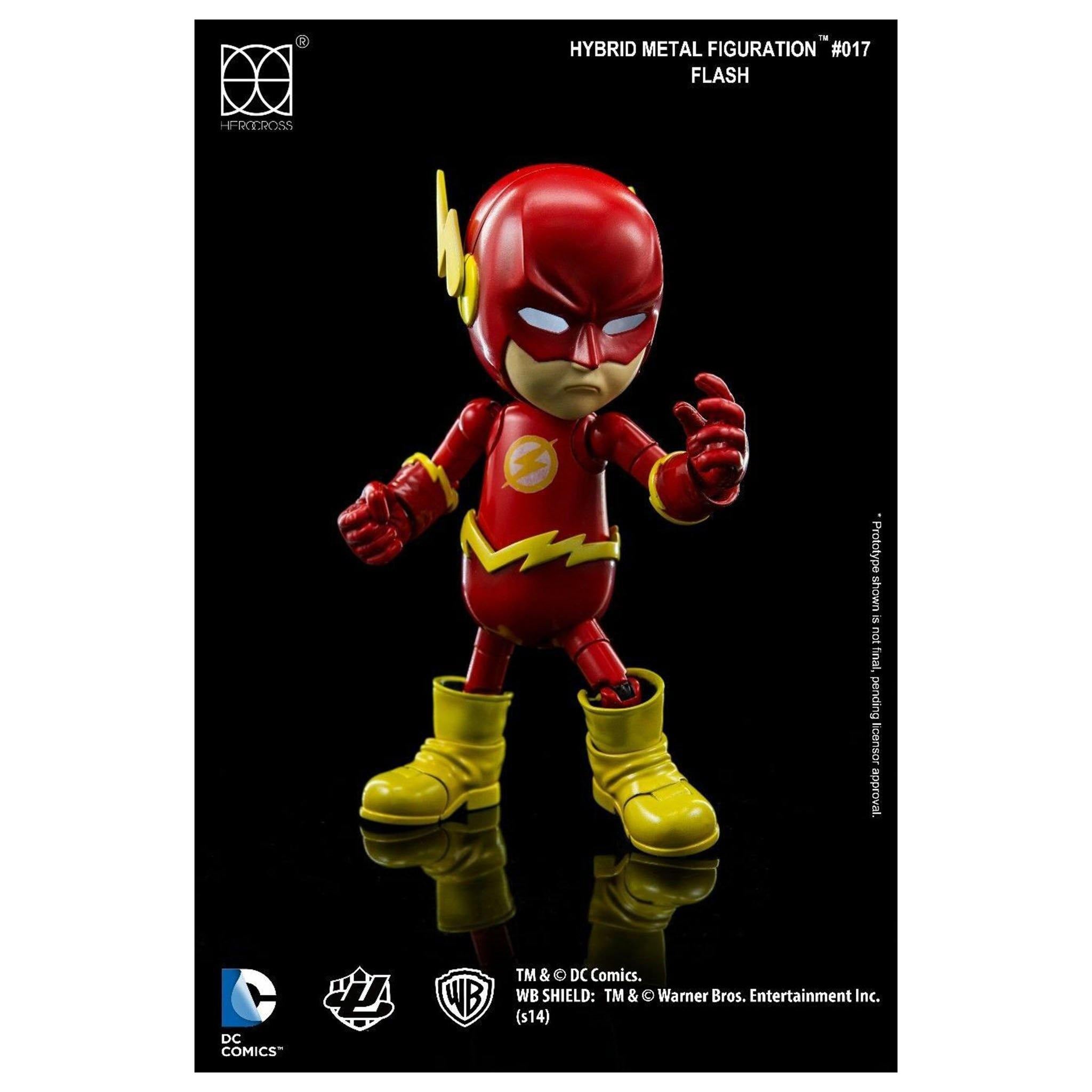 Herocross DC Comics Hybrid Metal Figuration Flash Figure - NEXTLEVELUK