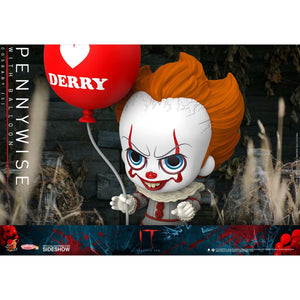 Hot Toys It Chapter Two Pennywise with Balloon Cosbaby Mini Figure - NEXTLEVELUK