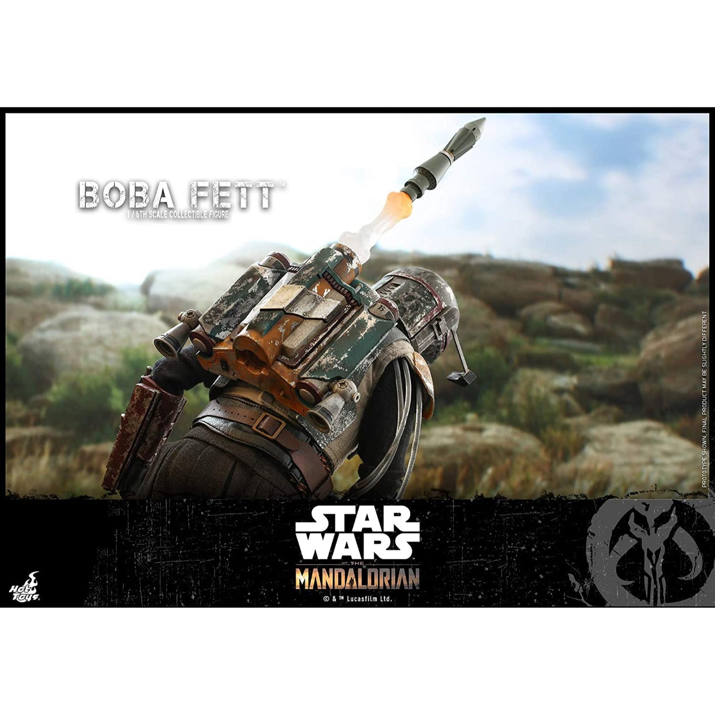 Hot Toys Star Wars The Mandalorian Television Masterpiece Boba Fett Action Figure - NEXTLEVELUK