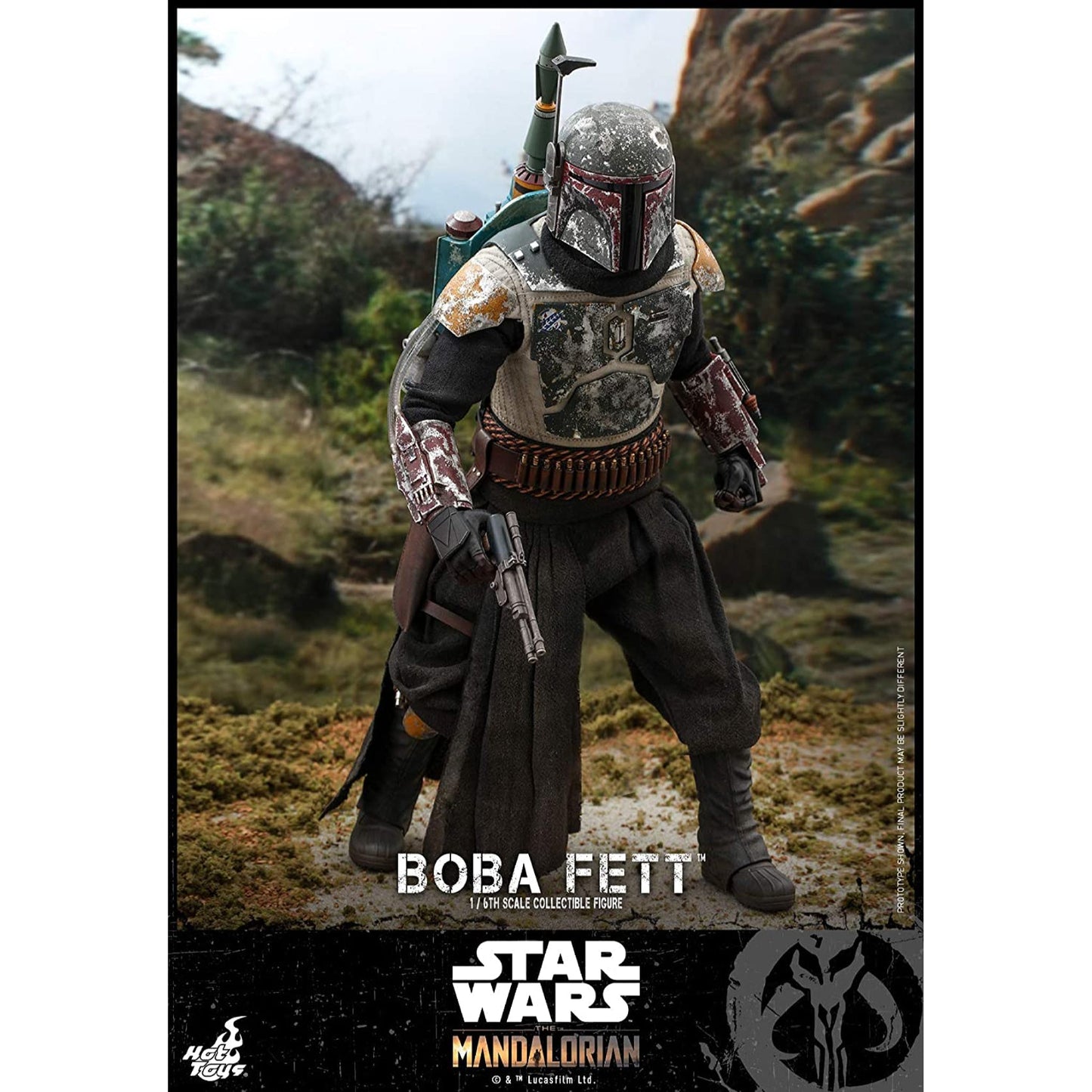 Hot Toys Star Wars The Mandalorian Television Masterpiece Boba Fett Action Figure - NEXTLEVELUK
