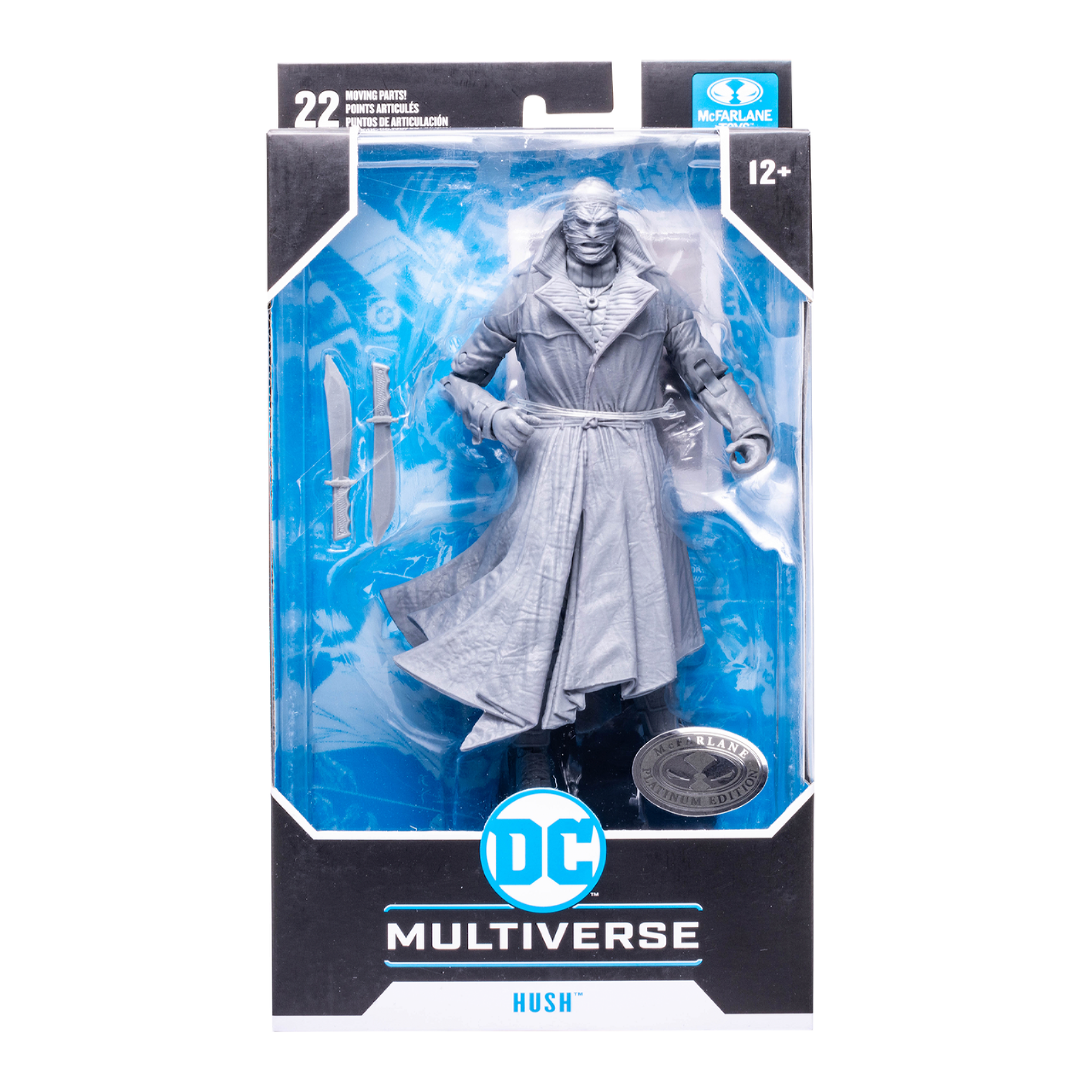 McFarlane DC Multiverse Batman Hush - The Hush Artist Proof Platinum Edition CHASE Figure