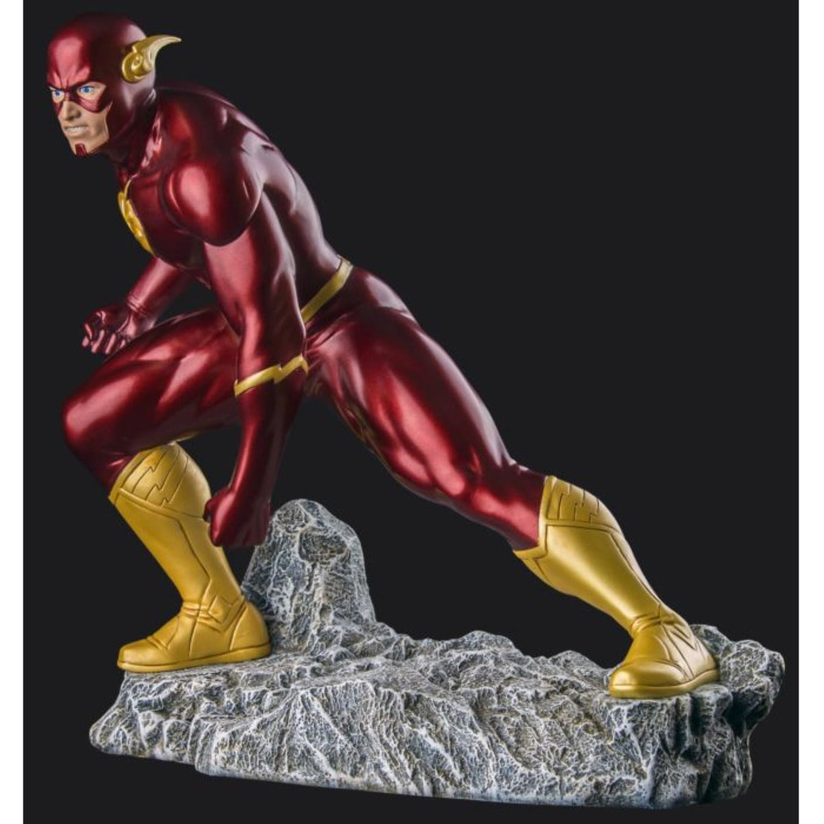 Ikon Collecatbles The Flash The New 52 The Flash Metallic Statue - NEXTLEVELUK