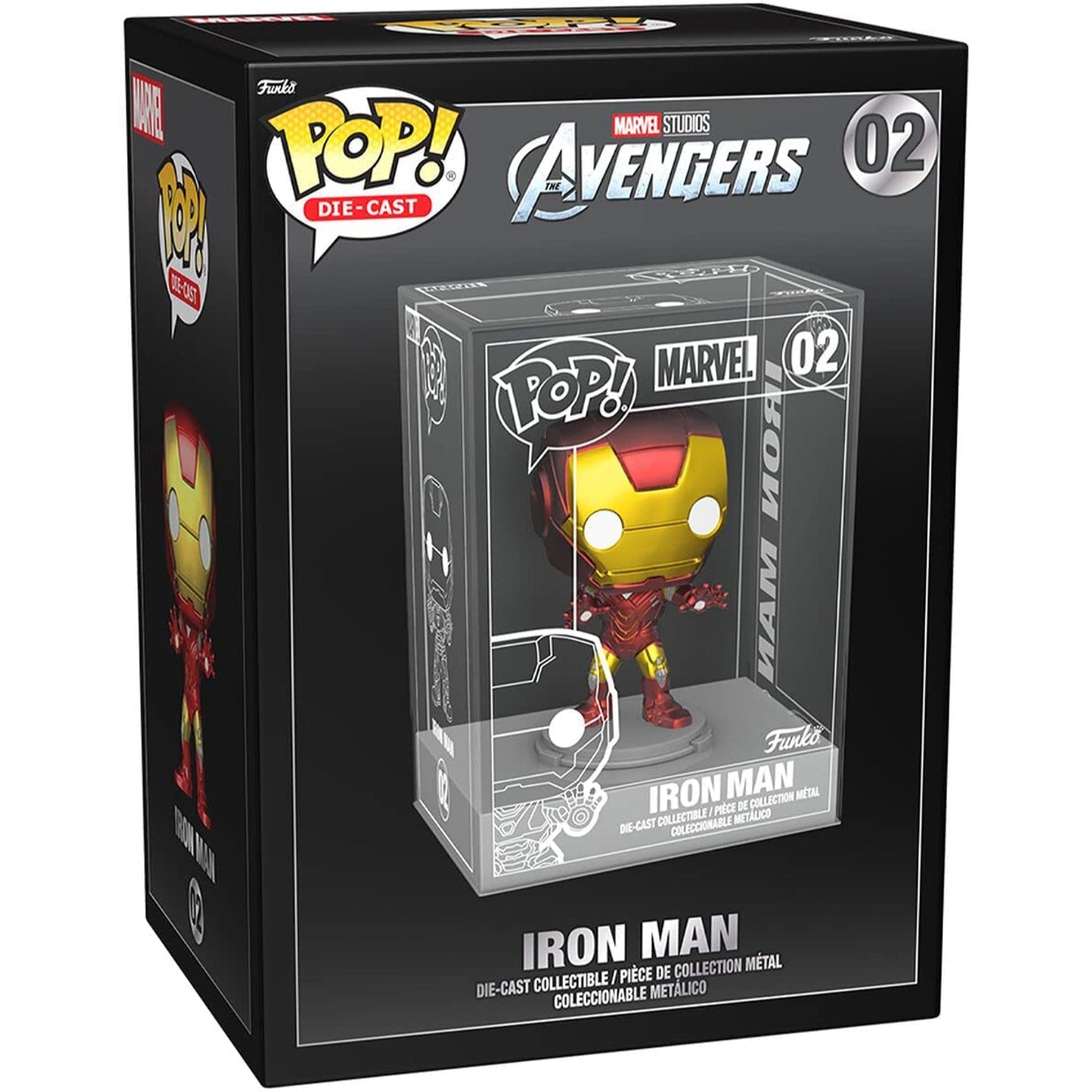 Marvel Avengers Iron Man Die-Cast Funko Pop! Vinyl Figure