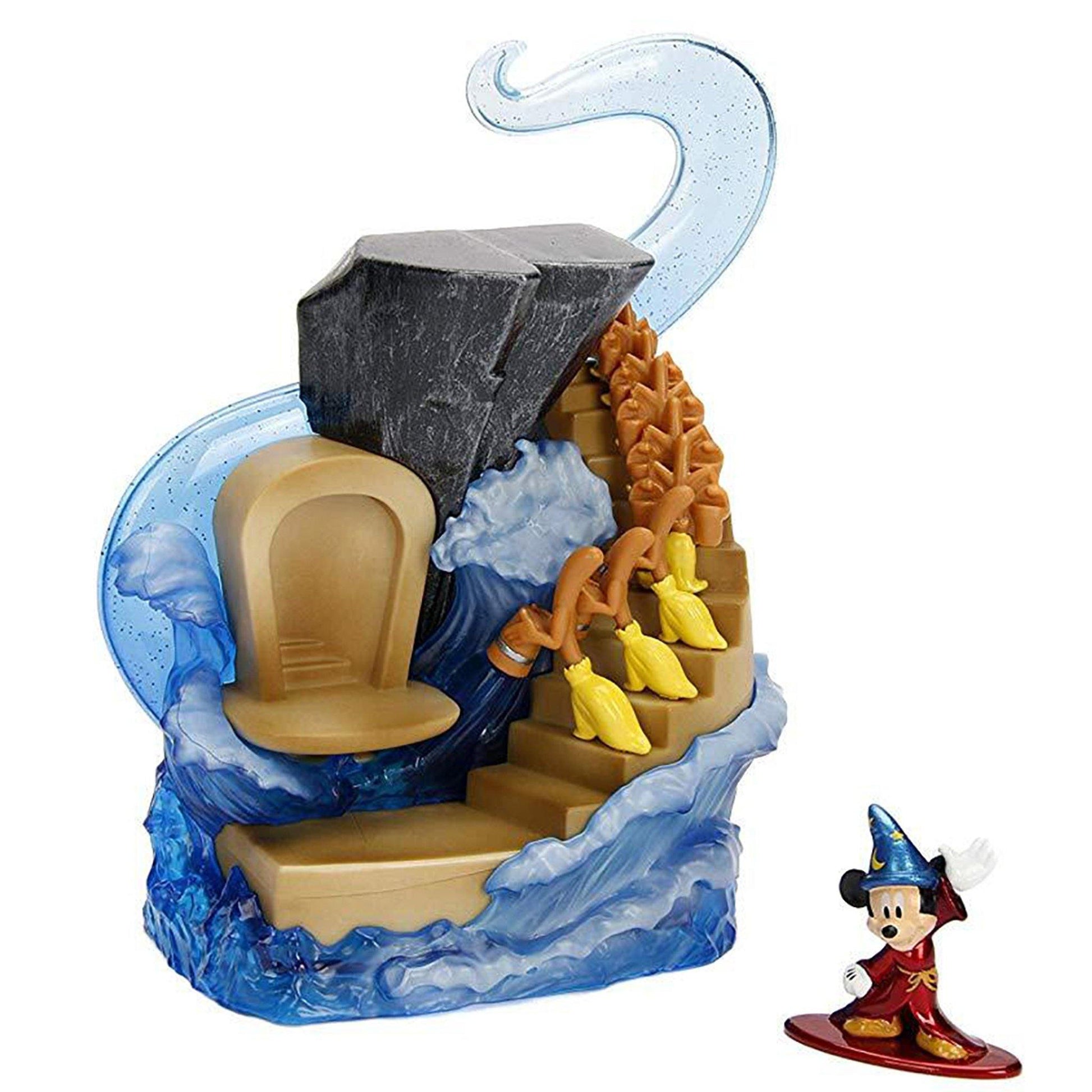 Jada Sorcerer's Apprentice Mickey Nano Metals Scene Mini Playset - NEXTLEVELUK