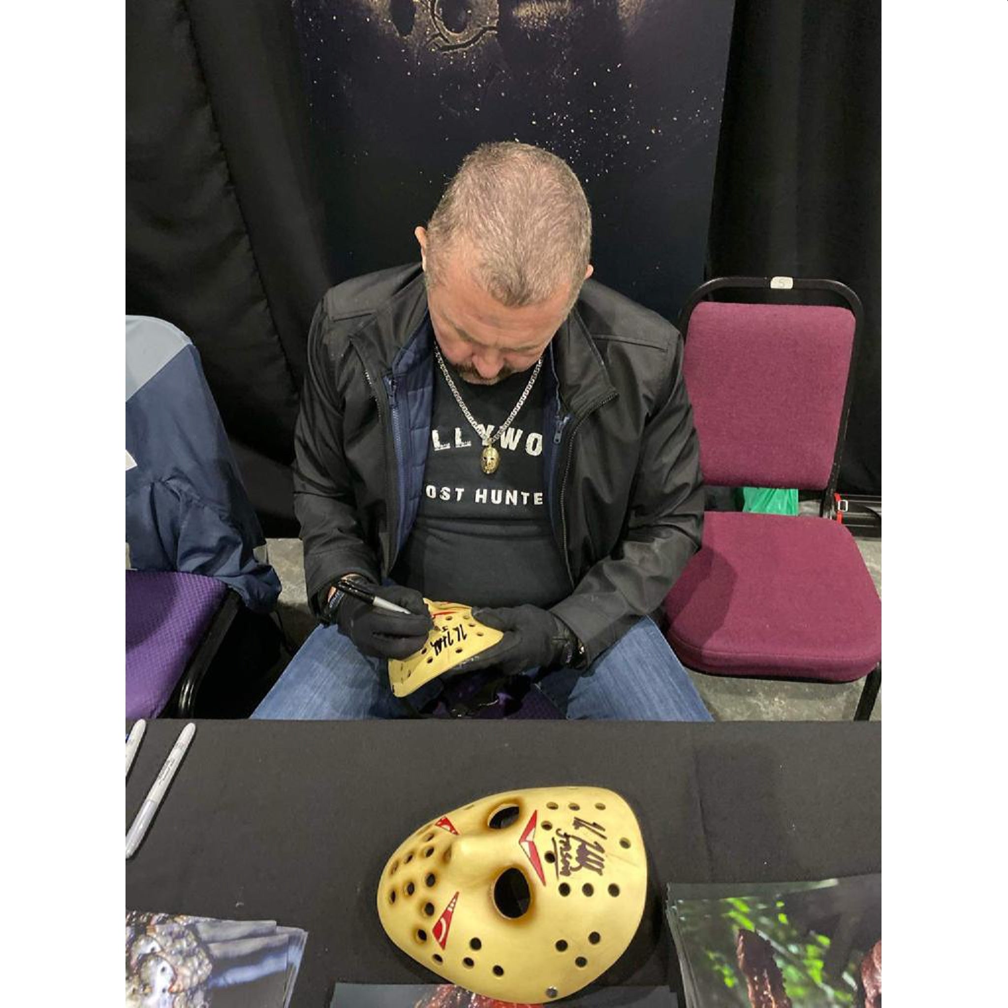 Kane Hodder Signed Jason Voorhees Resin Mask Friday the 13th Autograph BAS PSA