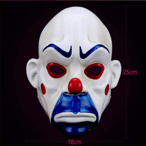 Joker Bank Robber Clown Resin Mask - NEXTLEVELUK