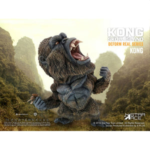 Star Ace Defo Real Kong: Skull Island Kong Soft Vinyl Figure DAMAGED OUTER BOX