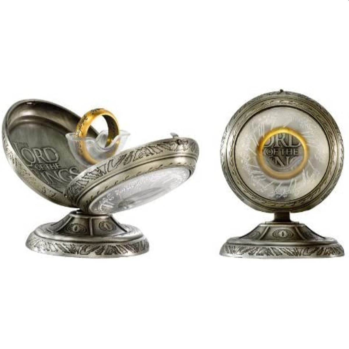 Lord of the Rings The One Ring Stainless Steel With Stand The Noble Collection NN1315 - 10 - NEXTLEVELUK
