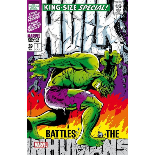 Marvel Comics Steel Covers Incredible HULK Issue 1 Metal Plate - NEXTLEVELUK