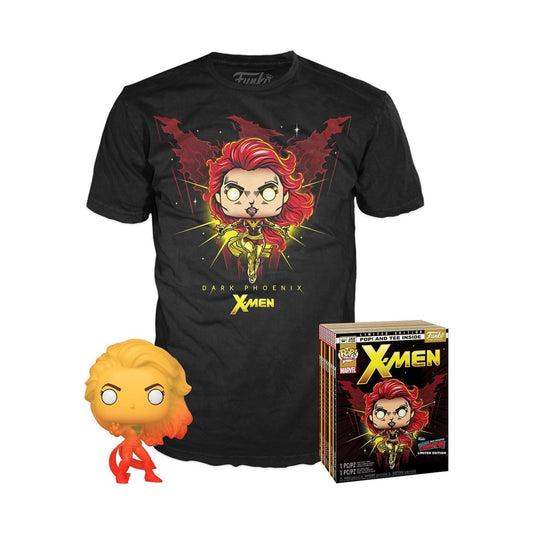 Marvel X - Men POP! & Tee Box (Medium) Dark Phoenix Funko Pop! Vinyl - NEXTLEVELUK