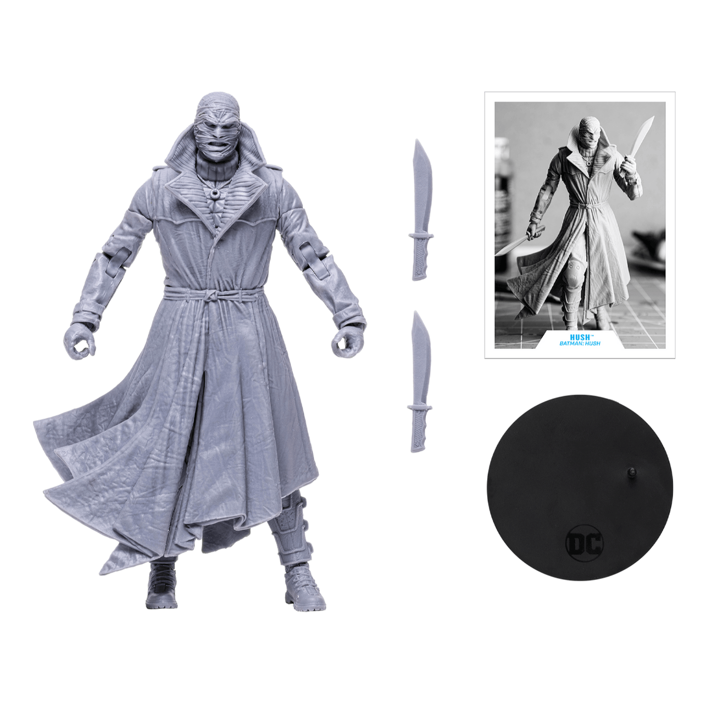 McFarlane DC Multiverse Batman Hush - The Hush Artist Proof Platinum Edition CHASE Figure - NEXTLEVELUK