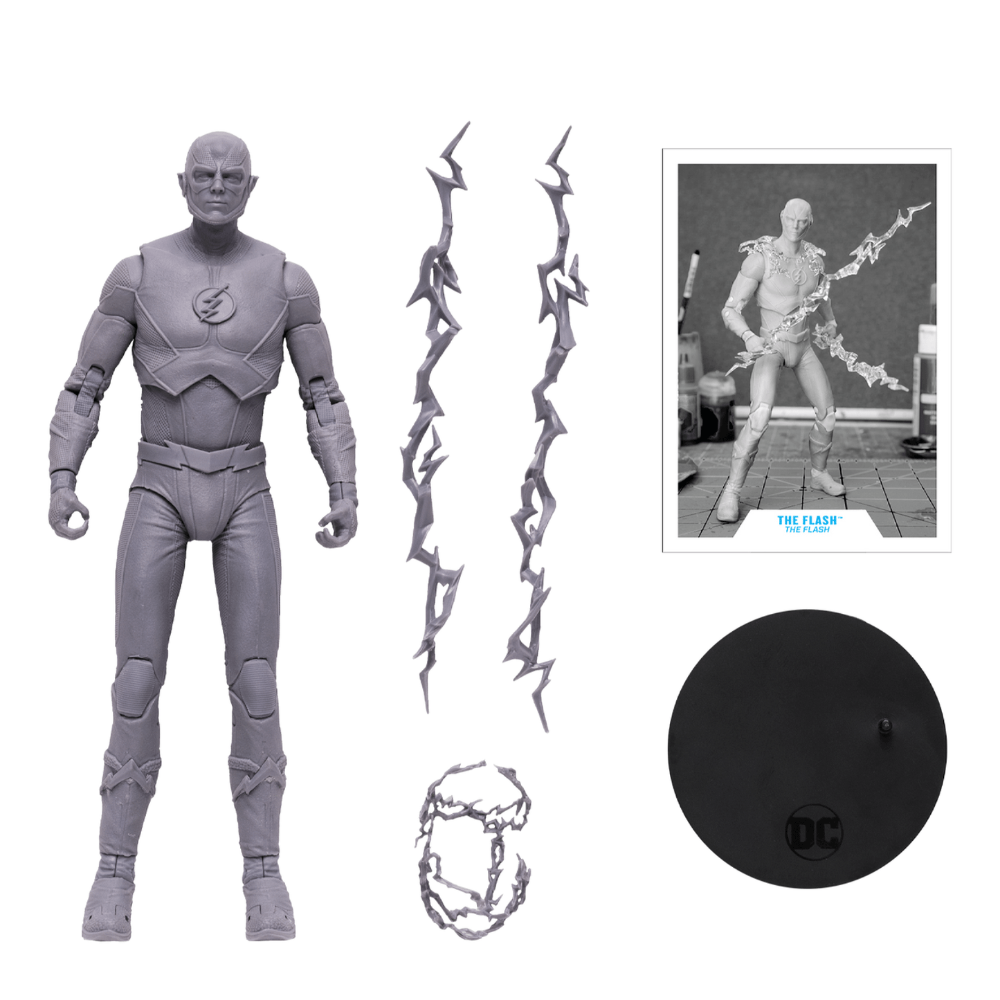 McFarlane DC Multiverse The Flash TV Season 7 The Flash Artist Proof Platinum Edition CHASE Figure - NEXTLEVELUK