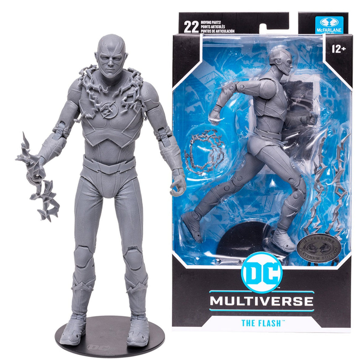 McFarlane DC Multiverse The Flash TV Season 7 The Flash Artist Proof Platinum Edition CHASE Figure - NEXTLEVELUK