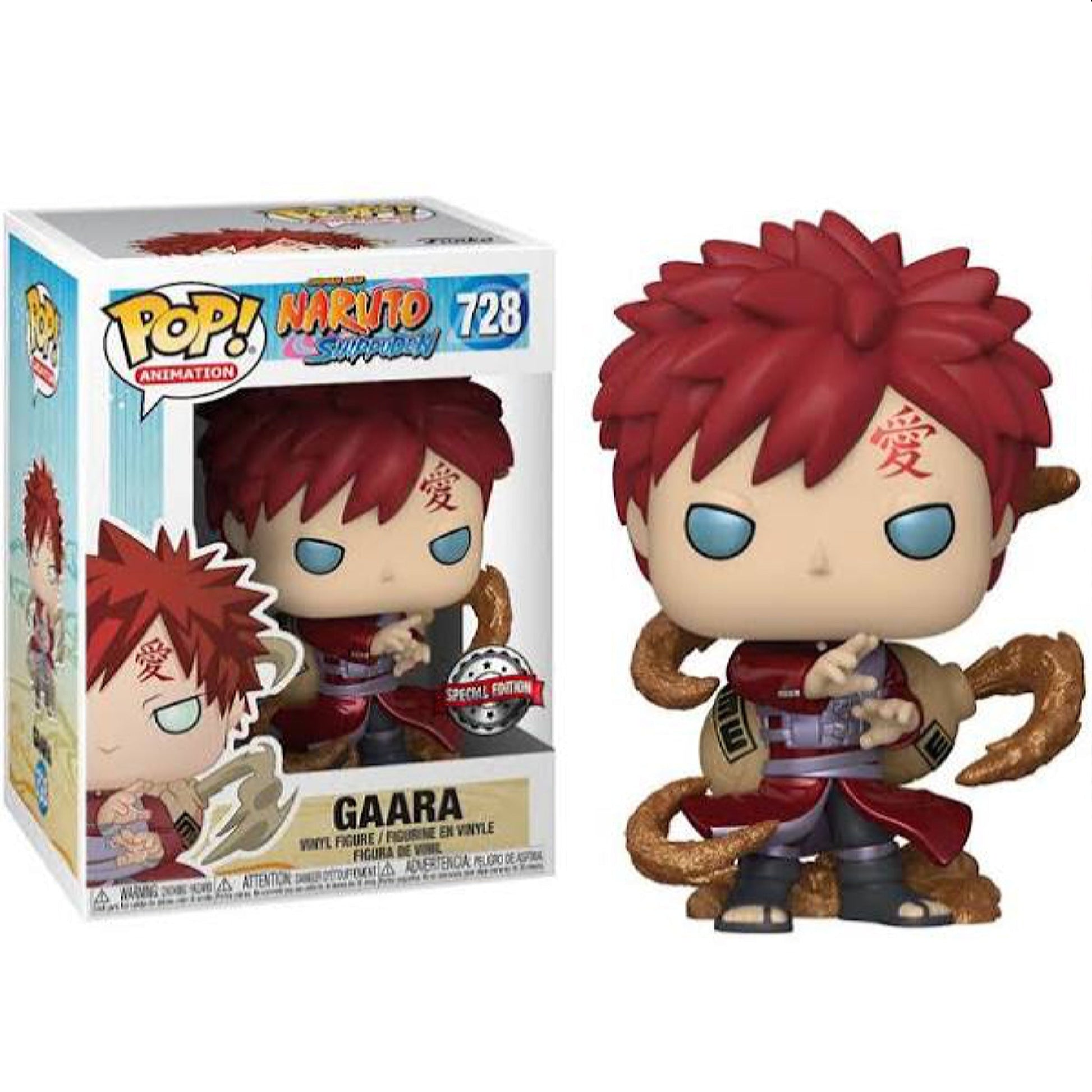 Naruto Shippuden Gaara Metallic Funko Pop! Vinyl Figure - NEXTLEVELUK